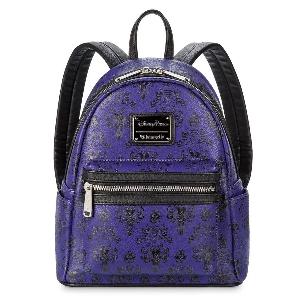 RARE Limited Edition Disney Parks Loungefly Haunted Mansion Mini Backpack